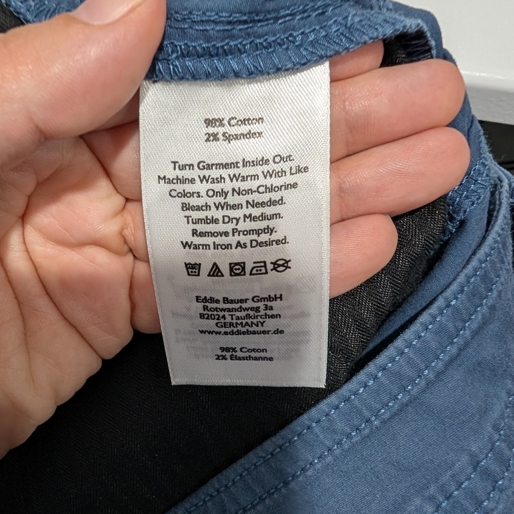 Eddie Bauer Blue Casual Shorts in Size 14 - Picture 11 of 13